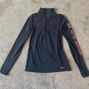 Nike dry fit quarter zip running top